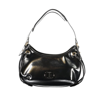 Twinset Schwarz Polyethylen Frauen Hobo Tasche