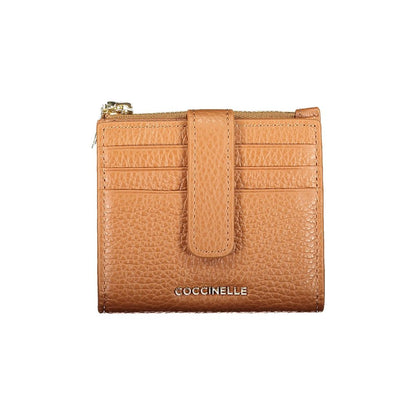 Coccinelle Marrone Leder Damen Geldbörse