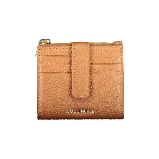 Coccinelle Marrone Leder Damen Geldbörse