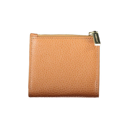 Coccinelle Marrone Leder Damen Geldbörse