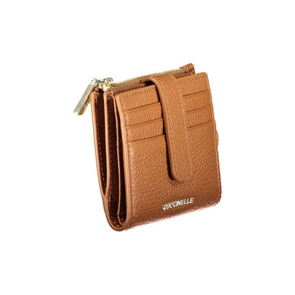 Coccinelle Marrone Leder Damen Geldbörse