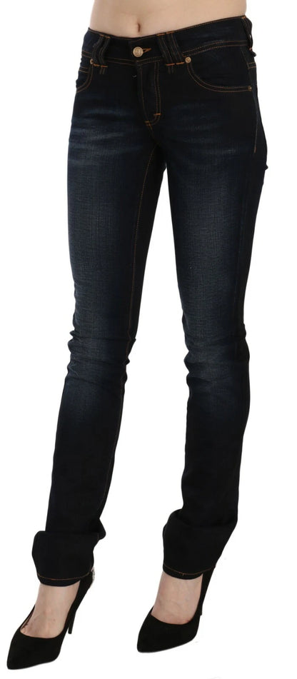 John Galliano Slim Fit Jeans mit mittlerer Taille