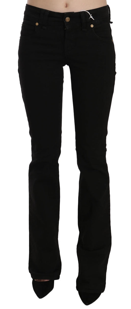 John Galliano Black Low-Rise Slim-Leg Skinny Denim Jeans