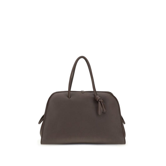 Jacquemus Braune Kalbsleder Bos Taurus Handtasche