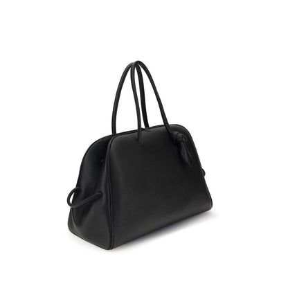Jacquemus Schwarze Kalbsleder Bos Taurus Handtasche