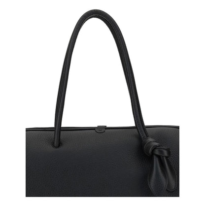 Jacquemus Schwarze Kalbsleder Bos Taurus Handtasche