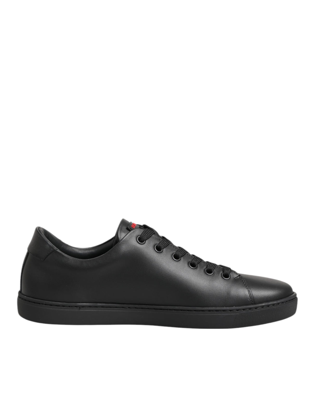 Dolce & Gabbana Heart Sneaker basse Nere con Cristalli in pelle di vitello