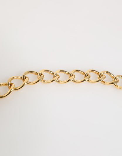Dolce & Gabbana Multicolor Muranoglasperlen Messing Frauen Schmuck Halskette