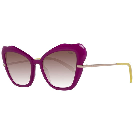 Emilio Pucci Violette Sonnenbrille aus Kunststoff
