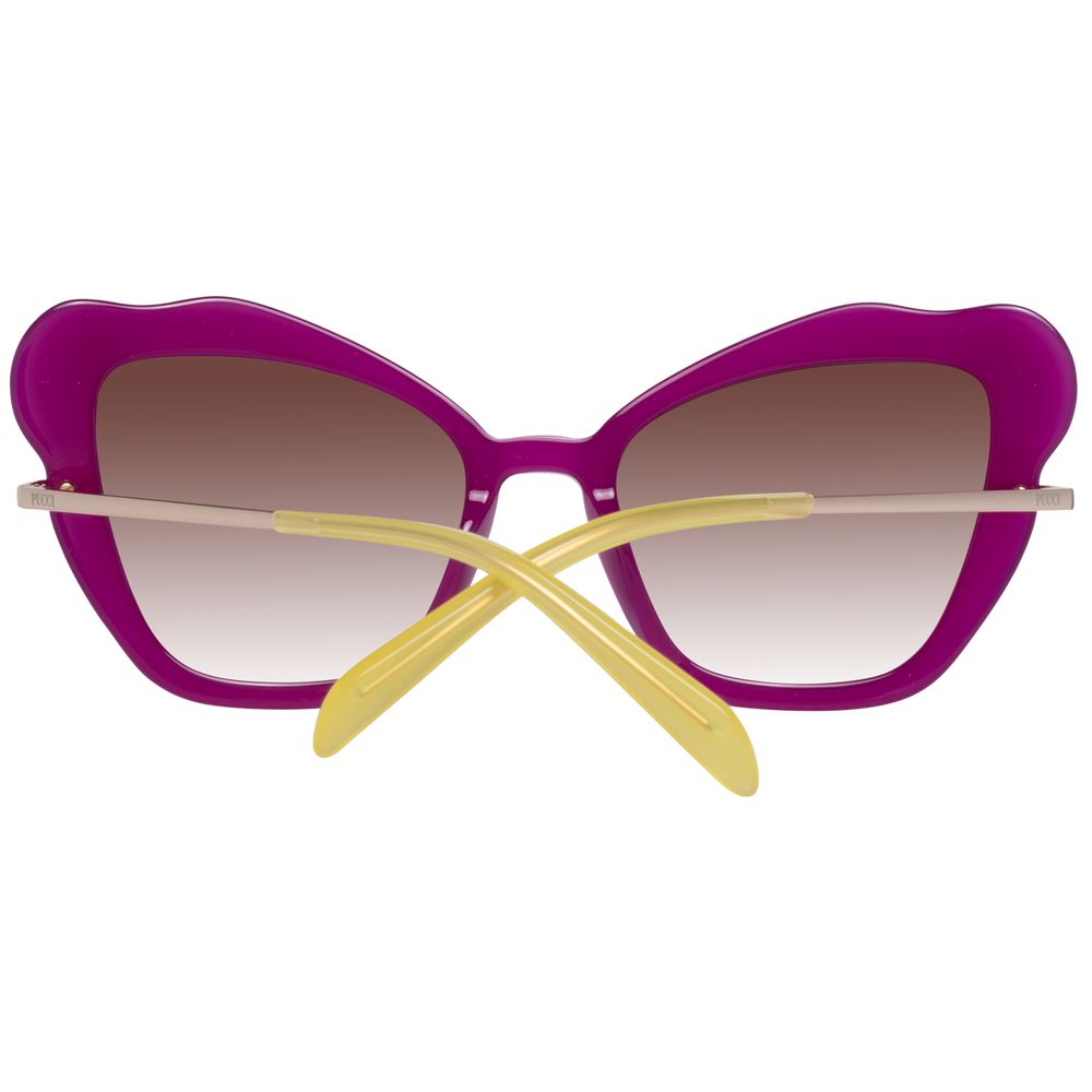 Emilio Pucci Violette Sonnenbrille aus Kunststoff