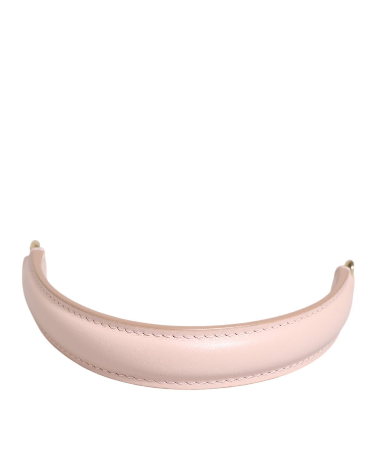 Dolce & Gabbana Tracolla rosa in pelle con dettagli dorati