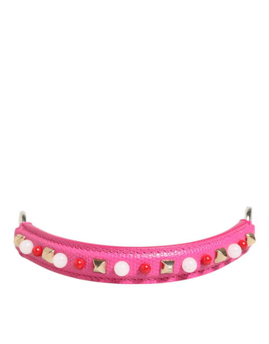 Dolce & Gabbana Rosa Kalbsleder-Schulterriemen