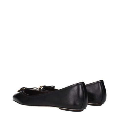 Chloé Schwarze Ballerinas aus Leder