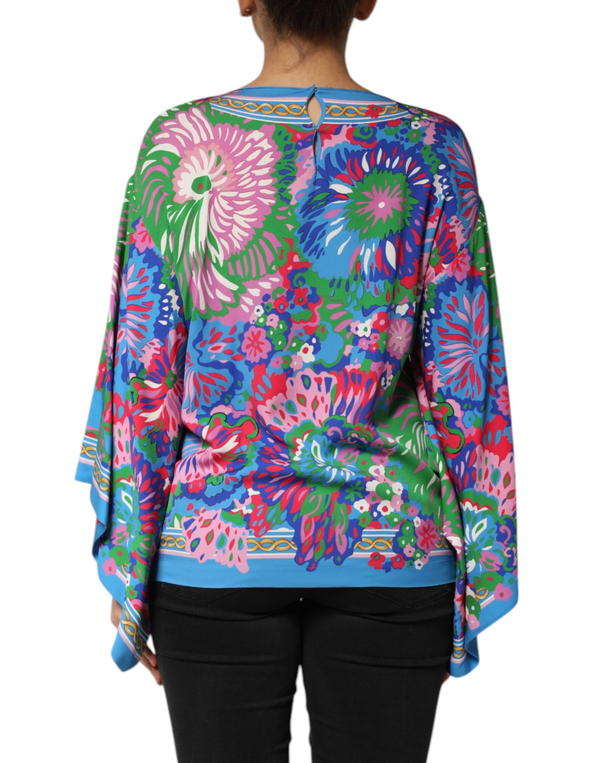 Dolce & Gabbana Multicolor Silk Shirt