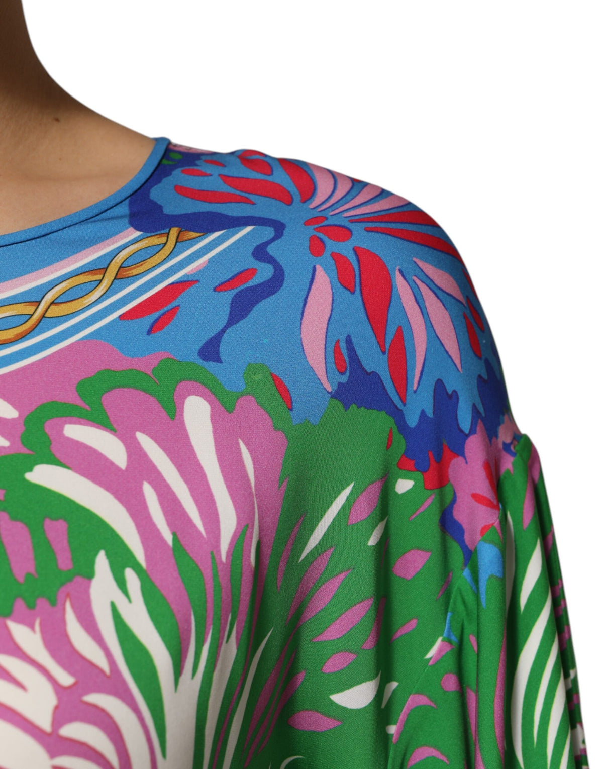 Dolce & Gabbana Multicolor Silk Shirt
