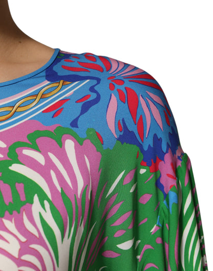 Dolce & Gabbana Multicolor Silk Shirt