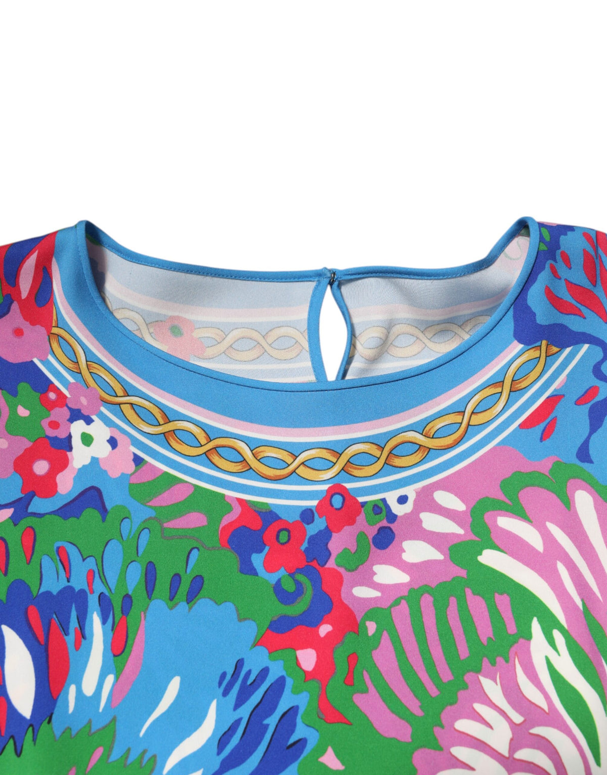 Dolce & Gabbana Multicolor Silk Shirt