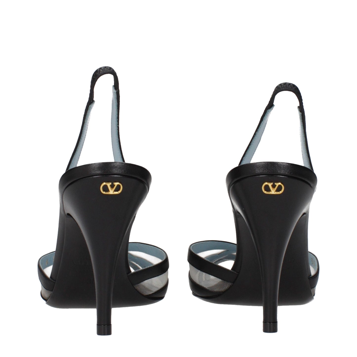 Valentino Garavani Schwarze Leder Pumps mit hohem Absatz