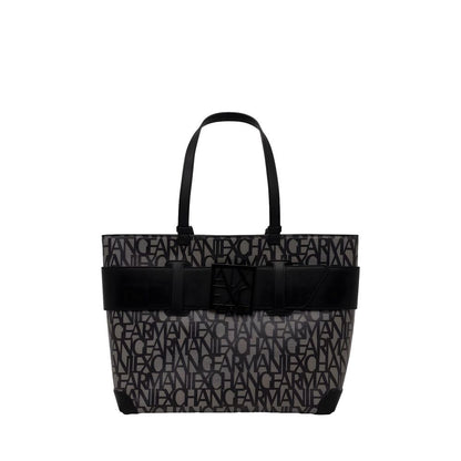 Armani Exchange Schwarze Handtasche aus Polyethylen