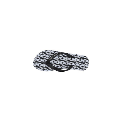 Armani Exchange Weiße Gummi-Flip-Flop-Sandalen