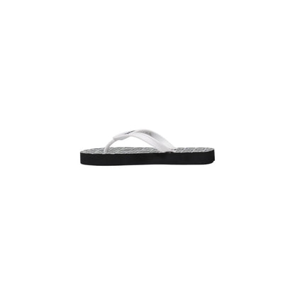 Armani Exchange Flip-Flops aus Gummi in Schwarz und Weiß
