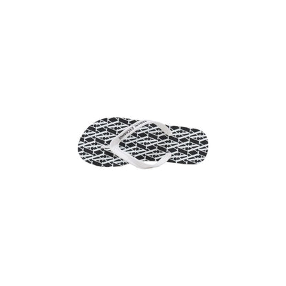 Armani Exchange Flip-Flops aus Gummi in Schwarz und Weiß