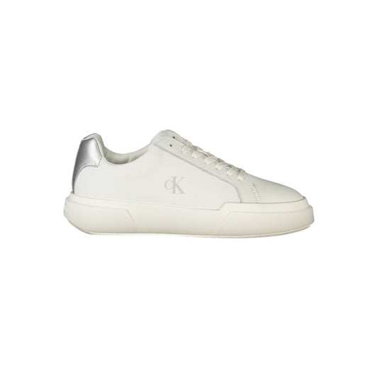 Calvin Klein White Leather Women's Sneakers