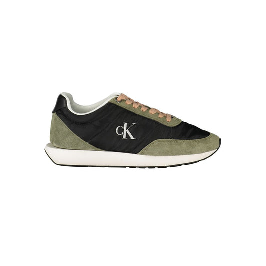 Calvin Klein Black Leather Women's Sneakers