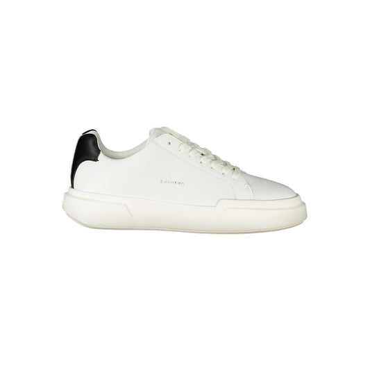 Calvin Klein White Leather Women's Sneakers