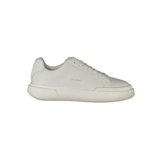 Calvin Klein White Leather Women's Sneakers