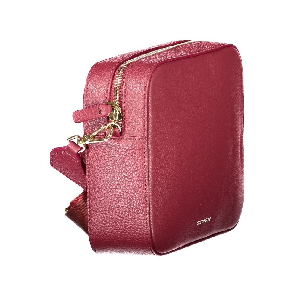 Coccinelle Clutch aus mehrfarbigem Rindsleder