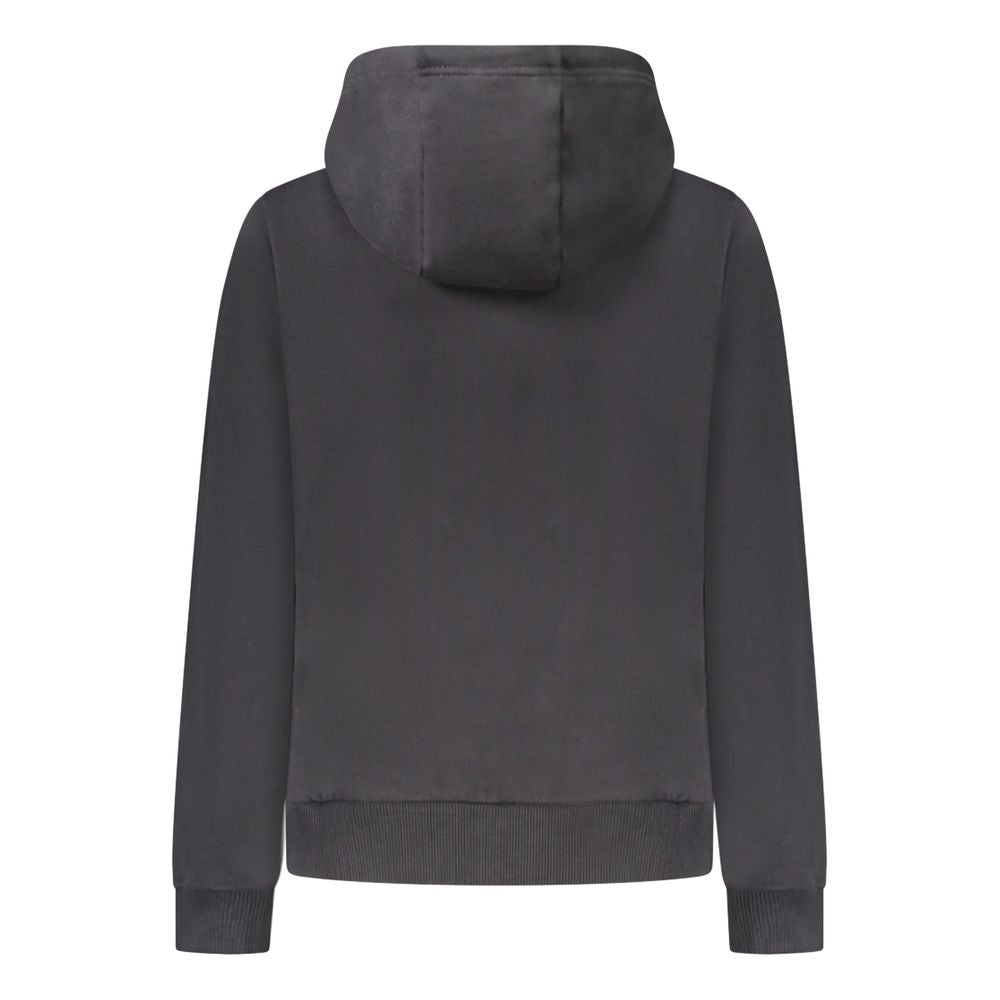 Napapijri Schwarzer Baumwoll-Kapuzenpullover für Damen