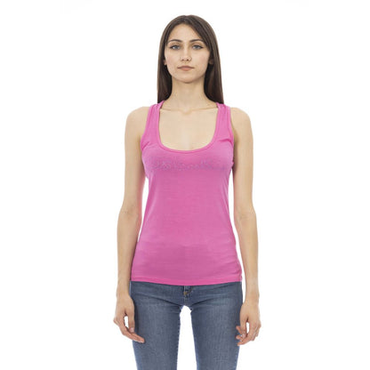 Just Cavalli Viskose-Top für Damen in Multicolor