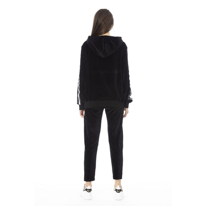 Baldinini Trend Schwarzer Damen-Strickpullover aus Baumwolle