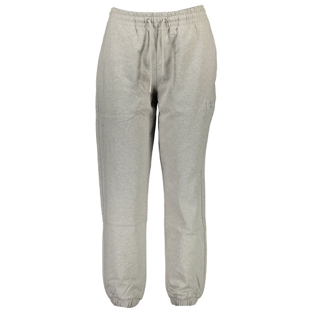 Calvin Klein Grigio Baumwoll-Sweatpants für Damen