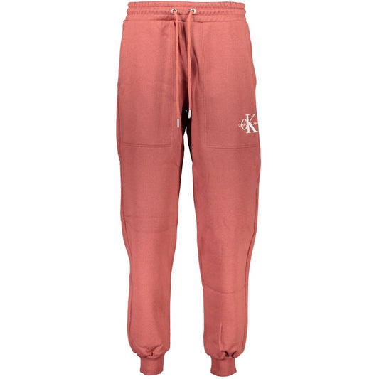Calvin Klein Rote Baumwollhose