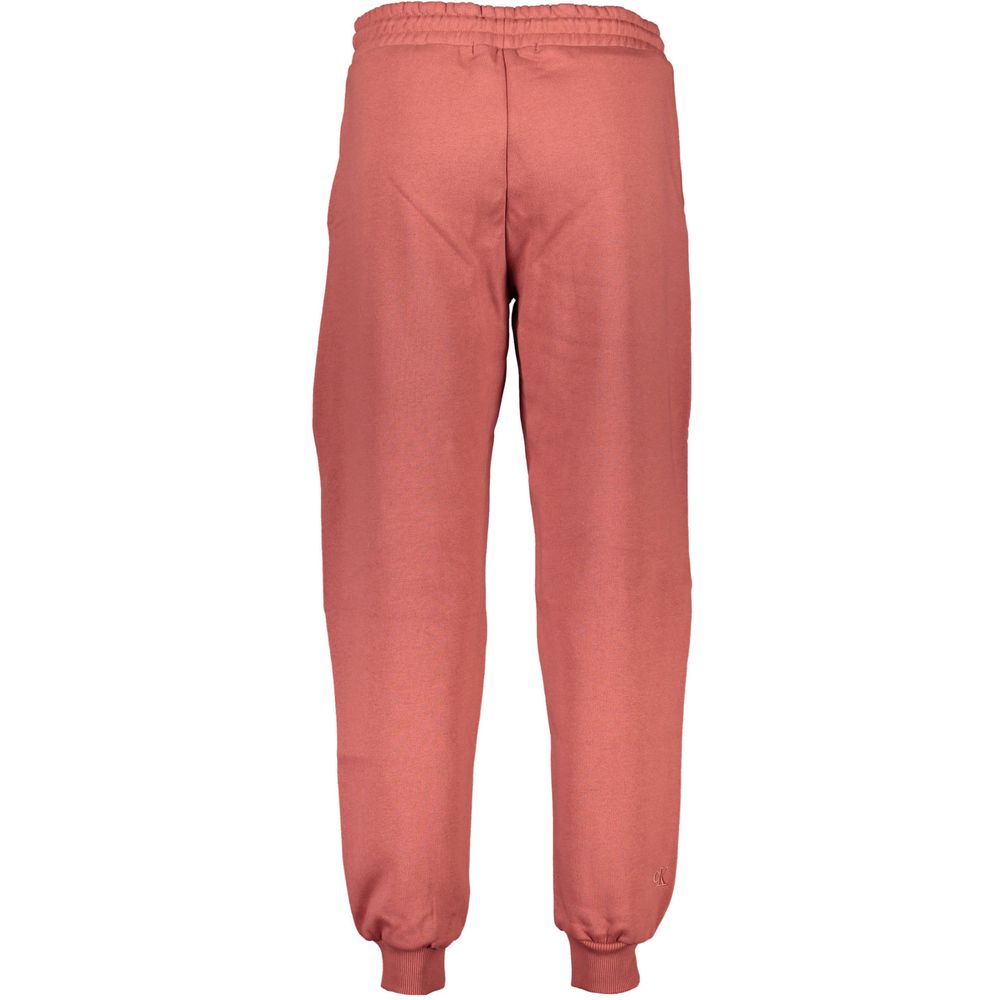 Calvin Klein Rote Baumwollhose