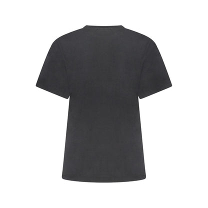 Napapijri Schwarzes Baumwoll-T-Shirt für Damen