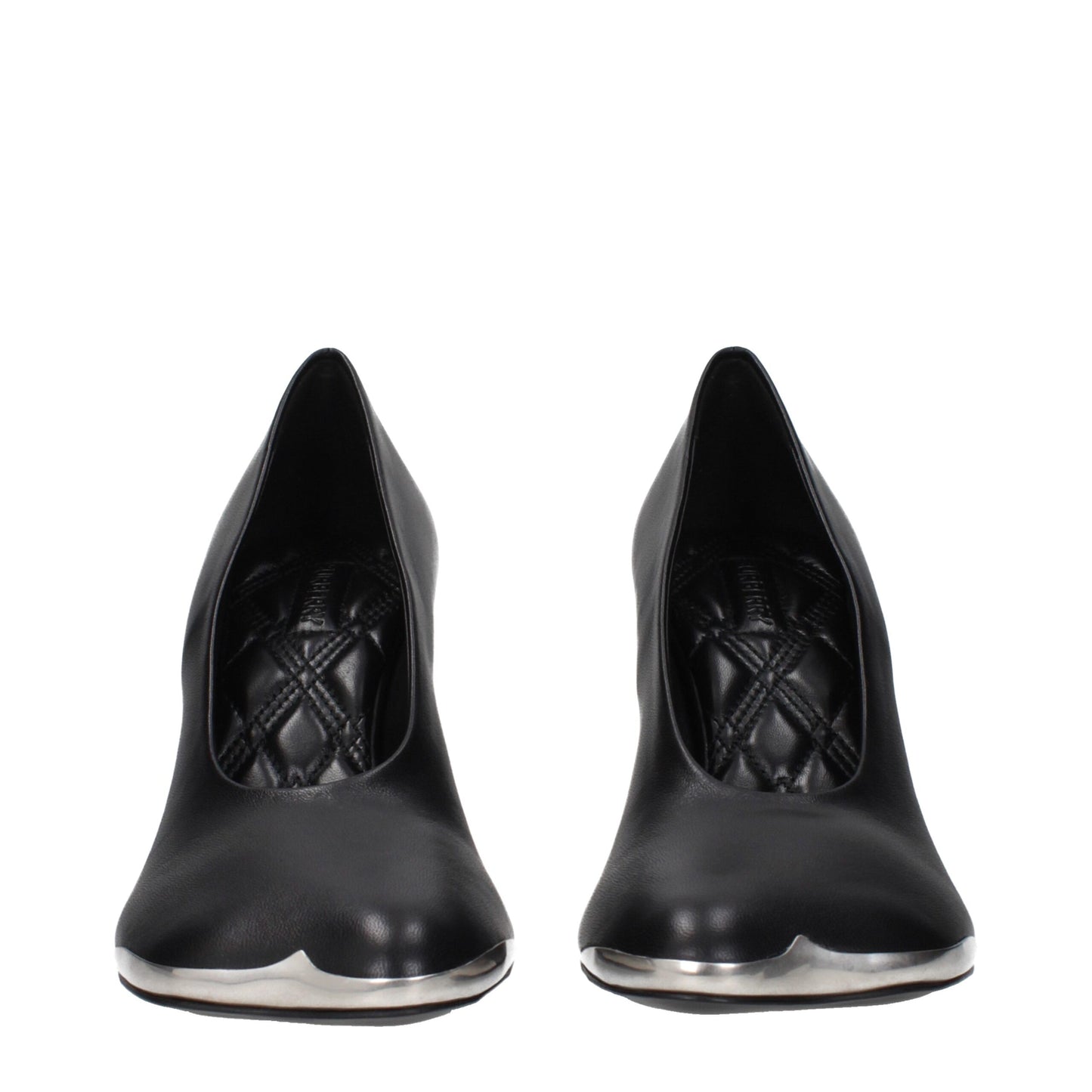 Burberry Schwarze Leder Pumps mit hohem Absatz