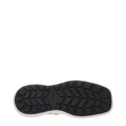 Jil Sander Weiße Loafer aus Leder zum Hineinschlüpfen