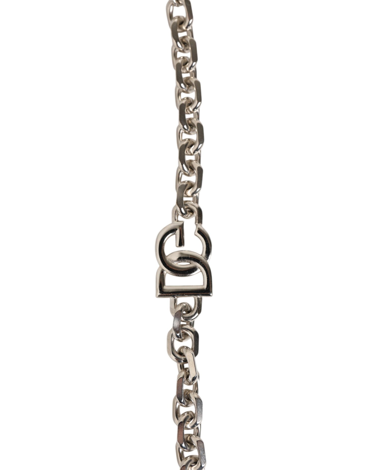 Dolce & Gabbana Schwarzes Leder Perle Kette Tasche Accessoire Schulterriemen