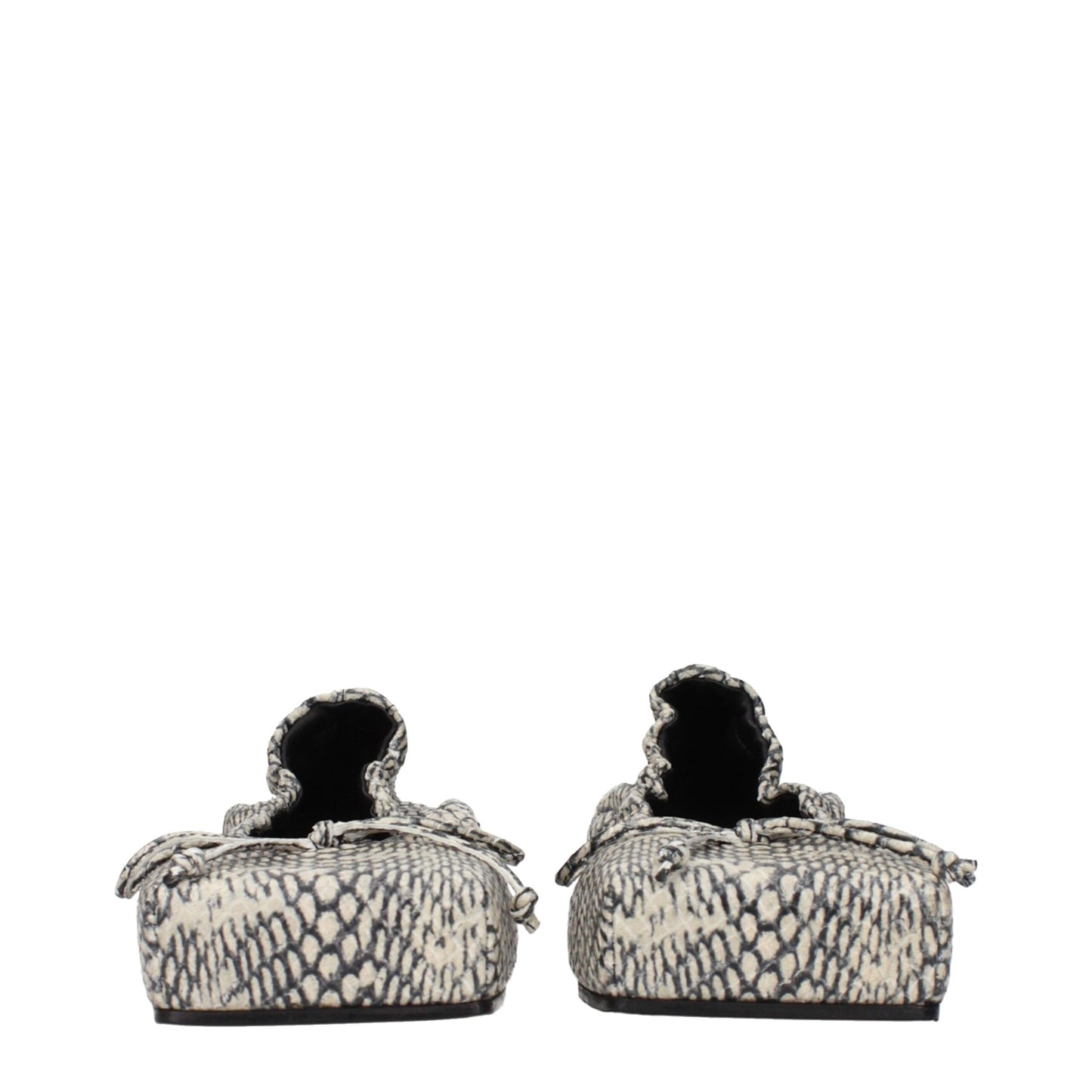 Jacquemus Beige Leder Ballerinas