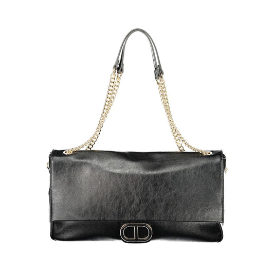 Twinset Nero Poliuretano Schultertasche für Damen