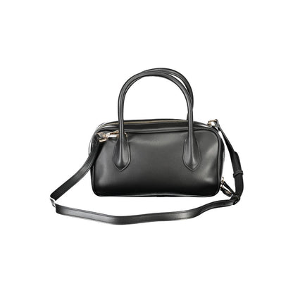 Twinset Schwarze Damen-Handtasche aus Polyurethan
