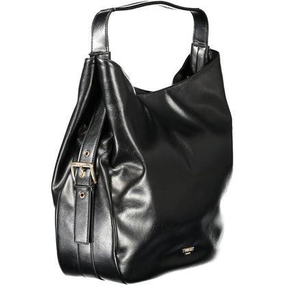 Twinset Schwarz Polyethylen Frauen Hobo Tasche
