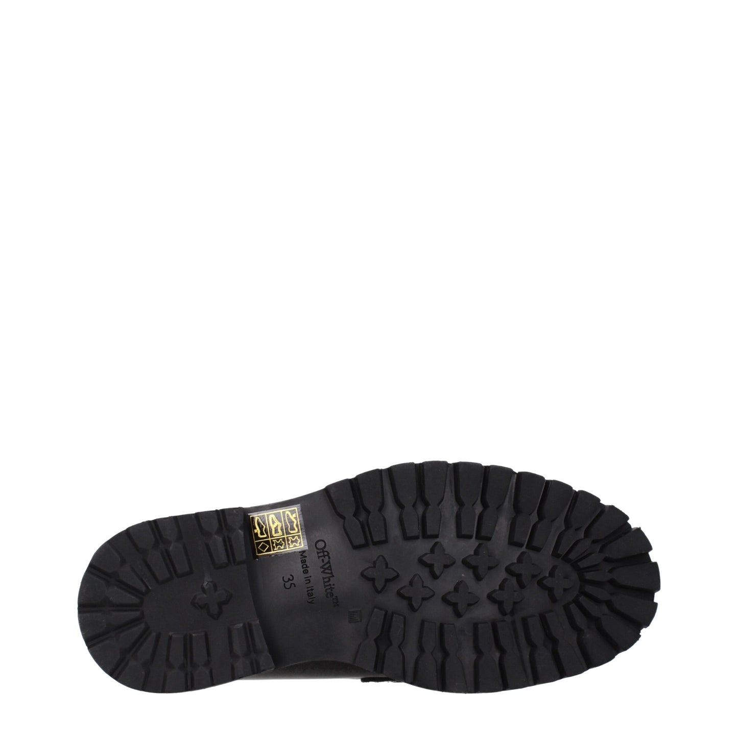 Off-White Schwarze Leder Loafer zum Hineinschlüpfen