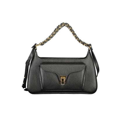 Coccinelle Schwarze Lederhandtasche