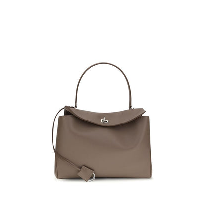 Balenciaga Graue Bos Taurus Kalbsleder Schultertasche