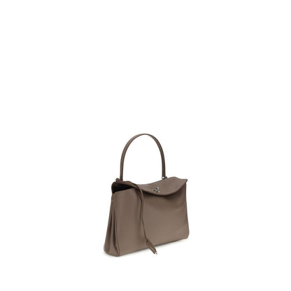 Balenciaga Graue Bos Taurus Kalbsleder Schultertasche