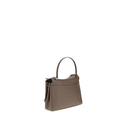 Balenciaga Graue Bos Taurus Kalbsleder Schultertasche
